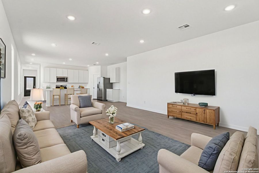 Furnished interior view inside a new home in Summerlin: Eventide Collection, San Antonio (Image 17).