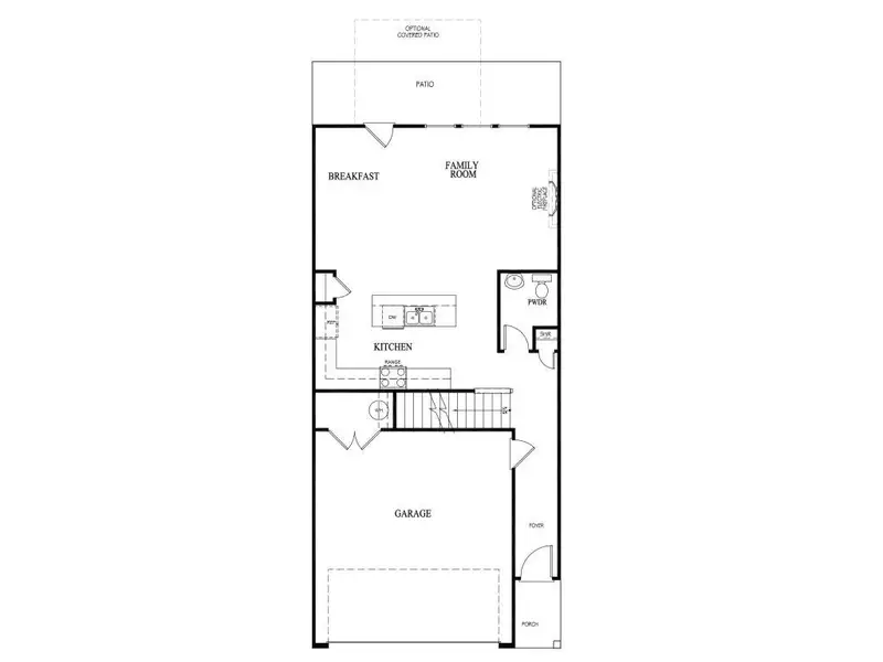 2D floor plan layout of this home in , Snellville, GA (Image 3).