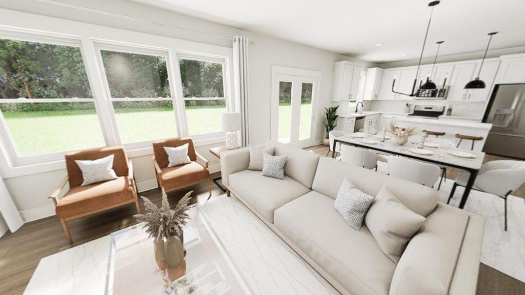 Furnished interior view inside a new home in Tupelo Junction, Mebane (Image 8).