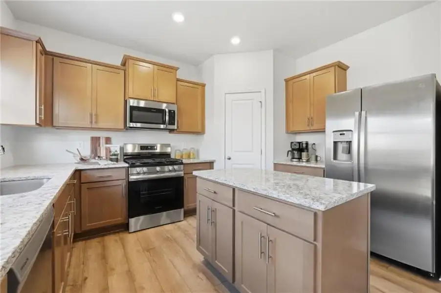 Furnished interior view inside a new home in , Canton (Image 6).