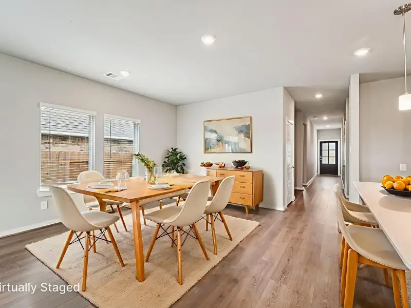 Furnished interior view inside a new home in Heights of Barbers Hill, Mont Belvieu (Image 3).