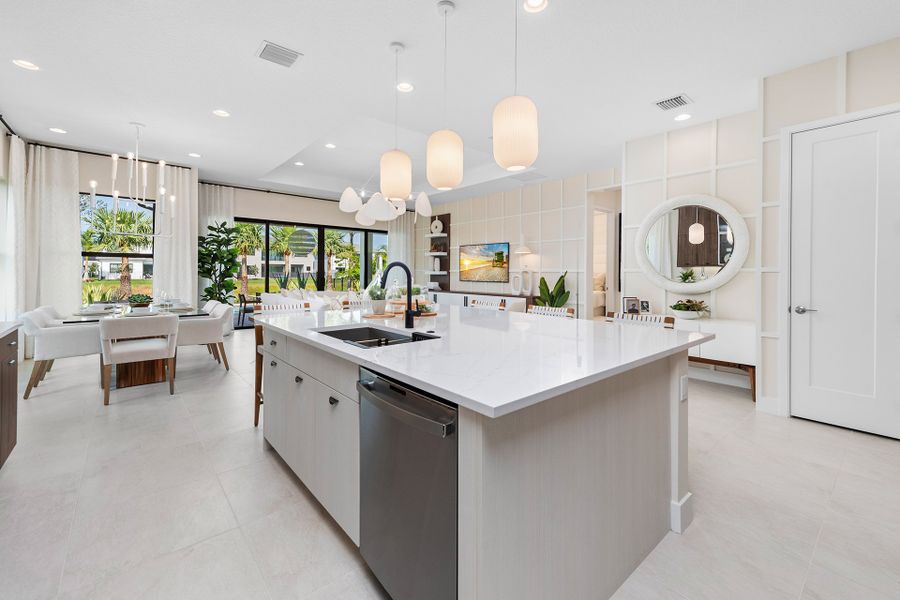 Representative furnished interior of a home built from the Samoa by GL Homes in Lotus Edge, Boca Raton (Image 10).
