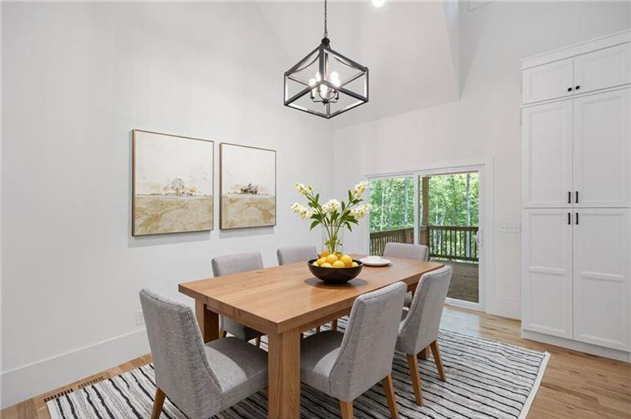 Furnished interior view inside a new home in , Cartersville (Image 16).