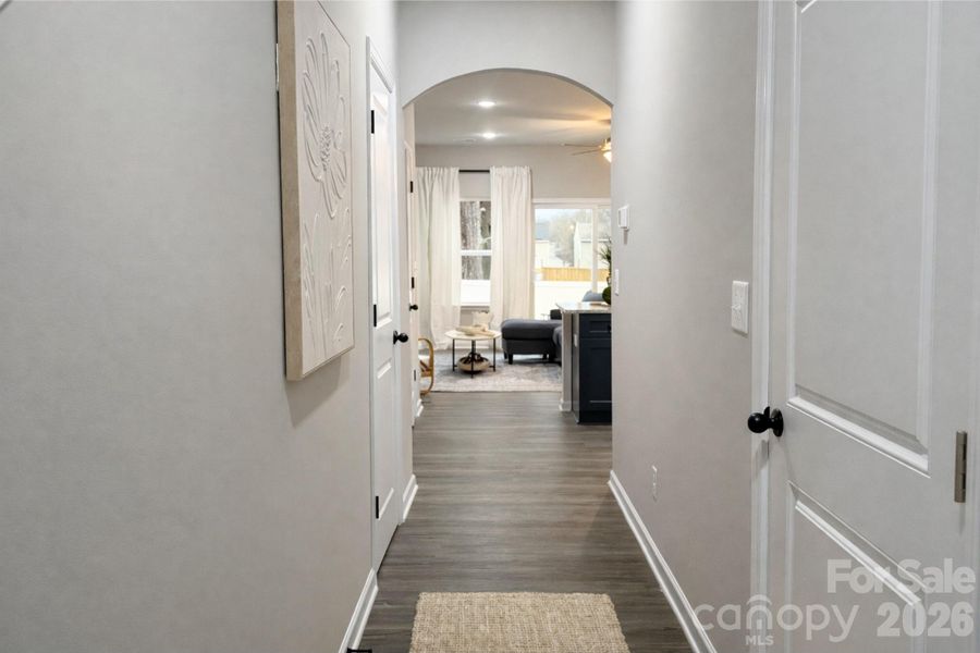 Furnished interior view inside a new home in , Charlotte (Image 11).