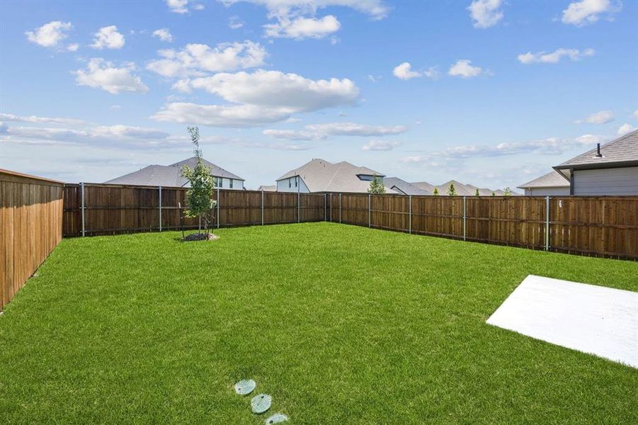 Patio in the Mesquite home plan by Trophy Signature Homes REPRESENTATIVE PHOTO Patio in the Mesquite home plan by Trophy Signature Homes REPRESENTATIVE PHOTO