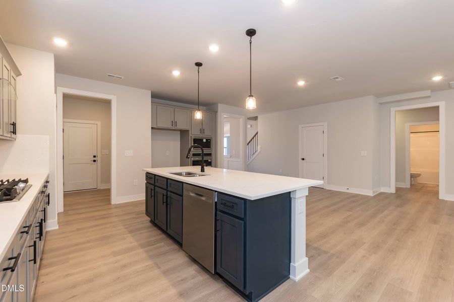Furnished interior view inside a new home in Kelly Farms, Lillington (Image 8). Furnished interior view inside a new home in Kelly Farms, Lillington (Image 8).