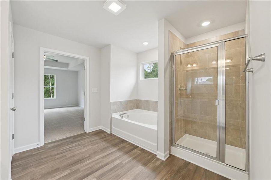 Furnished interior view inside a new home in Stephen's Landing, Loganville (Image 13).