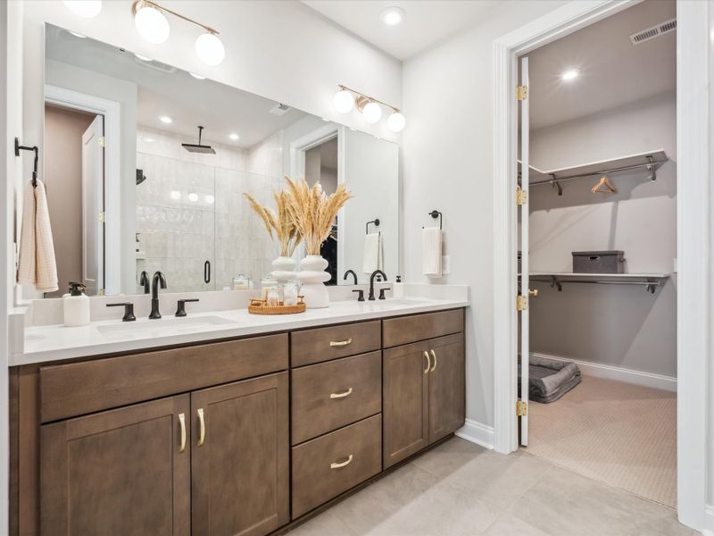 Representative furnished interior of a home built from the Hudson by Tri Pointe Homes in Old Town Village, Waxhaw (Image 46).