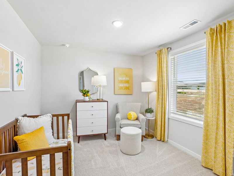 Furnished interior view inside a new home in The Heritage at Buffaloe Reserve, Raleigh (Image 17).