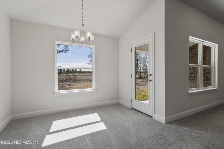 Spacious, unfurnished interior of a new home in Shadow Crest at Rolling Hills, Green Cove Springs (Image 12).