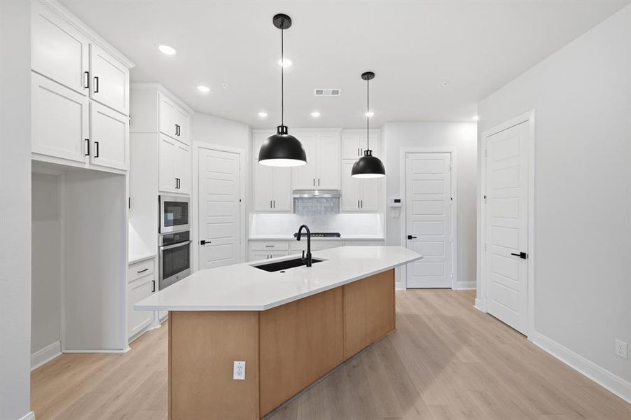 Furnished interior view inside a new home in Hillside at Las Colinas, Irving (Image 7).