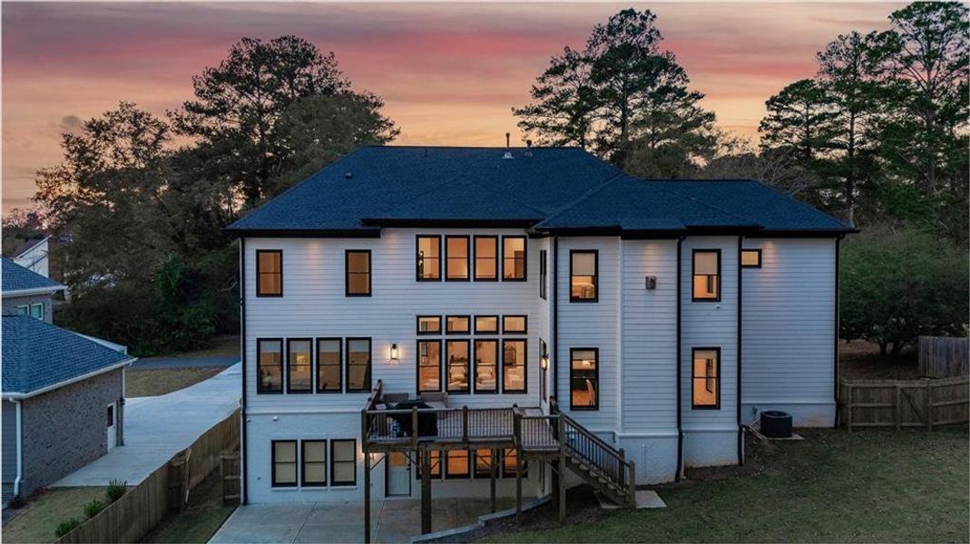 Exterior details and patio area of a home in , Marietta (Image 48).