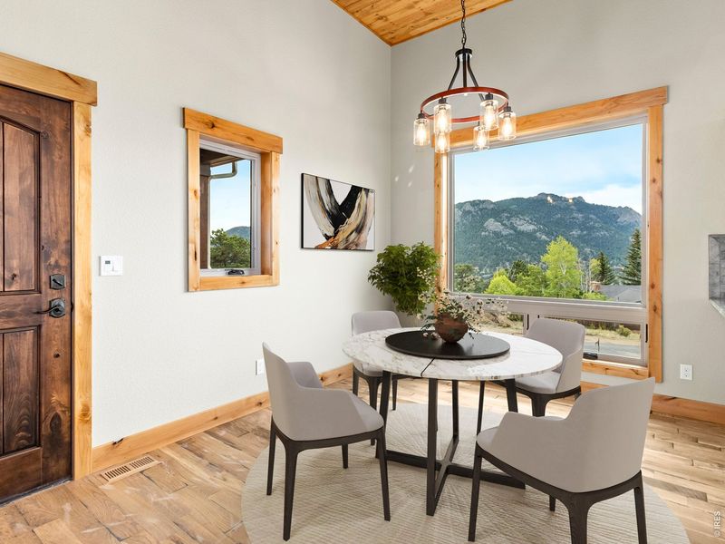 Furnished interior view inside a new home in , Estes Park (Image 14).