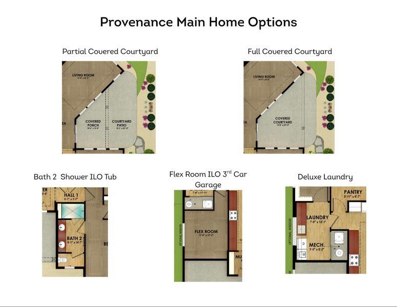 2D floor plan layout for the Provenance by Epcon Communities in Chipeta Hollows, Grand Junction, CO (Image 7). 2D floor plan layout for the Provenance by Epcon Communities in Chipeta Hollows, Grand Junction, CO (Image 7).