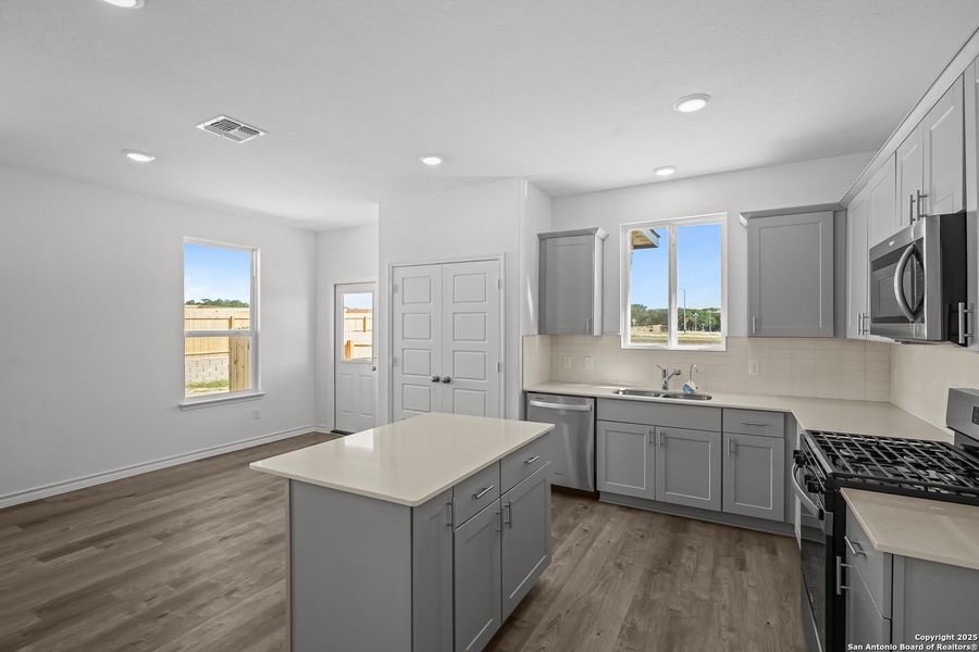 Furnished interior view inside a new home in Davis Ranch, San Antonio (Image 2).
