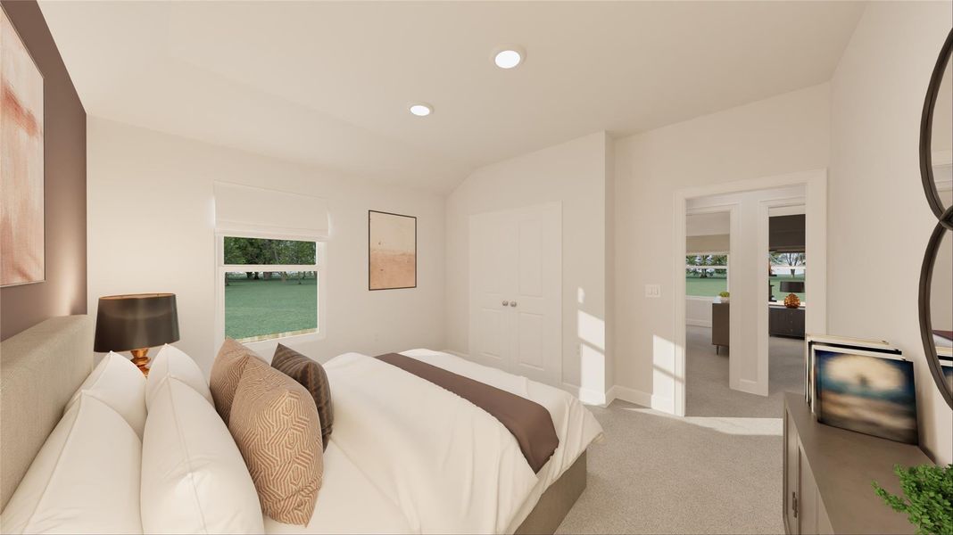 Furnished interior view inside a new home in Oakberry Trails, Waller (Image 8).