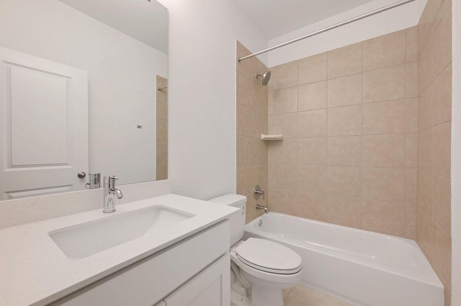Furnished interior view inside a new home in The Porch at Du Pre, Buda (Image 9).