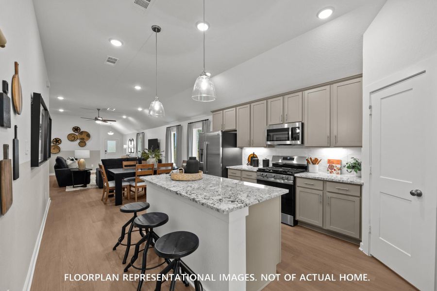 Furnished interior view inside a new home in Ambrose, La Marque (Image 9).