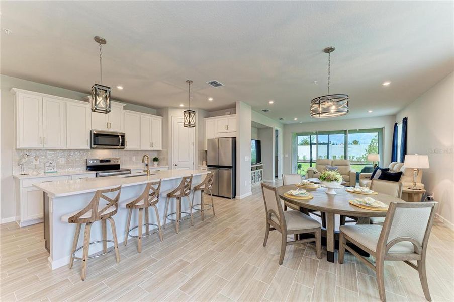 Furnished interior view inside a new home in Wellen Park, Venice (Image 17).