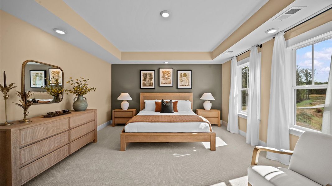 Furnished interior view inside a new home in Foxbank, Gray Court (Image 18).