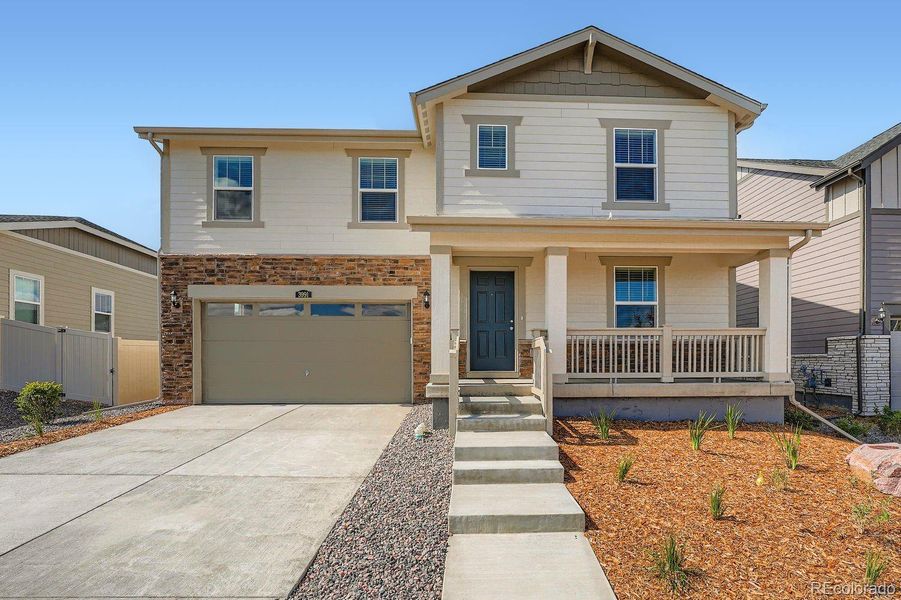 Exterior details and patio area of a home in Green Valley Ranch: The Camden Collection, Aurora (Image 1). Exterior details and patio area of a home in Green Valley Ranch: The Camden Collection, Aurora (Image 1).