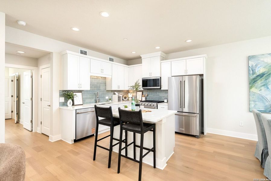 Furnished interior view inside a new home in Victoria Commons, San Antonio (Image 31).