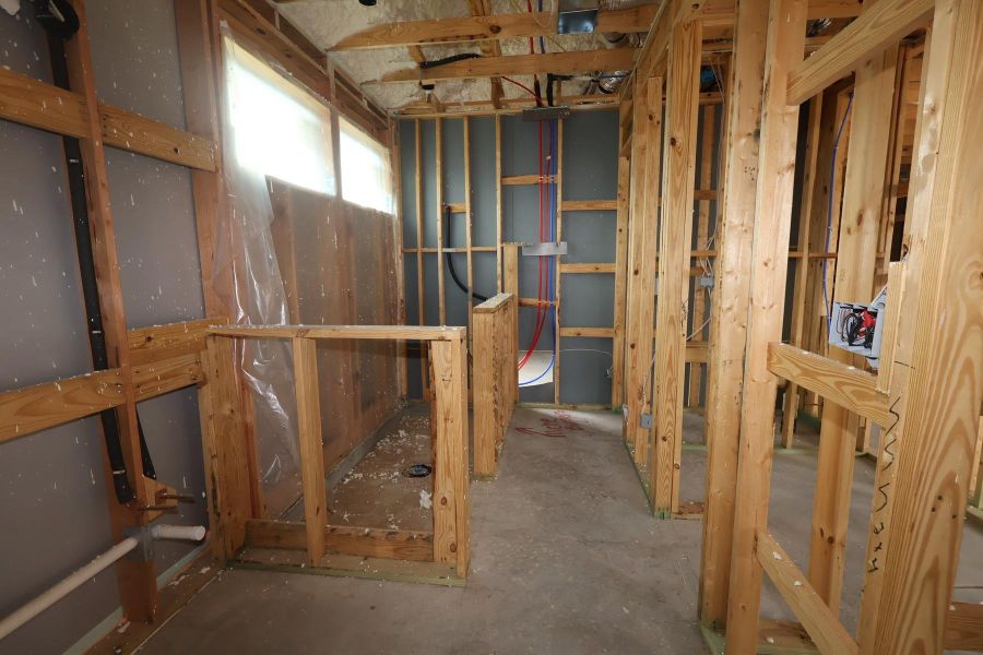 In-progress construction of a new home in Prairieland Village - Grove Collection, Cypress, TX (Image 7).