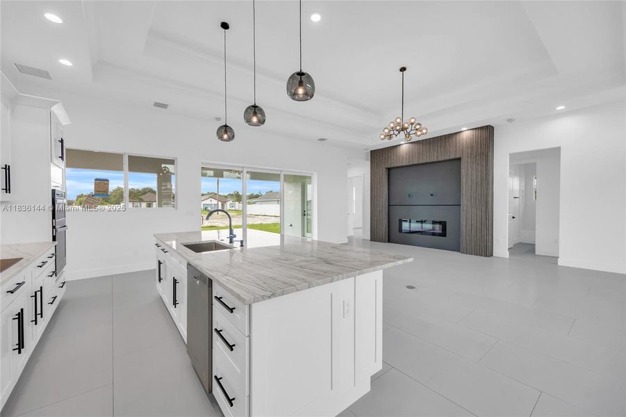 Furnished interior view inside a new home in , Port St. Lucie (Image 15).