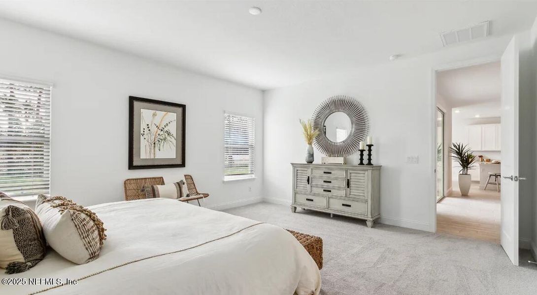 Furnished interior view inside a new home in Edenbrooke at Hyland Trail | 55+: Edenbrooke at Hyland Trail 60s, Green Cove Springs (Image 7).