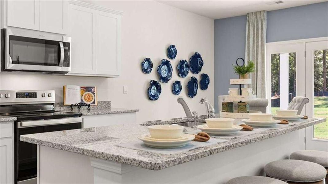 Furnished interior view inside a new home in Jackson Landing, Jefferson (Image 28). Furnished interior view inside a new home in Jackson Landing, Jefferson (Image 28).