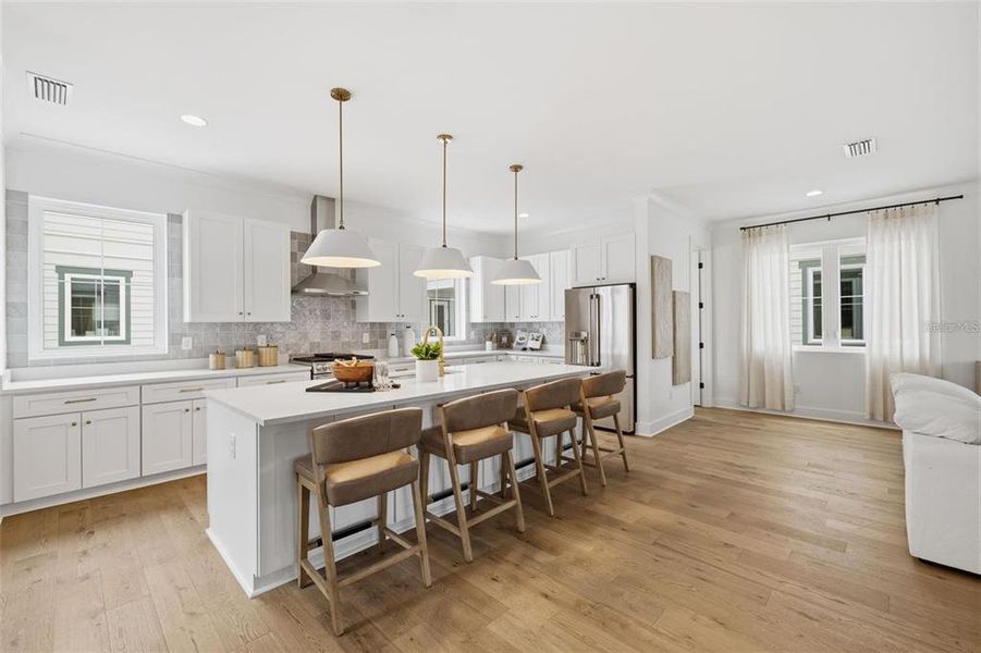 Furnished interior view inside a new home in , Tampa (Image 33).