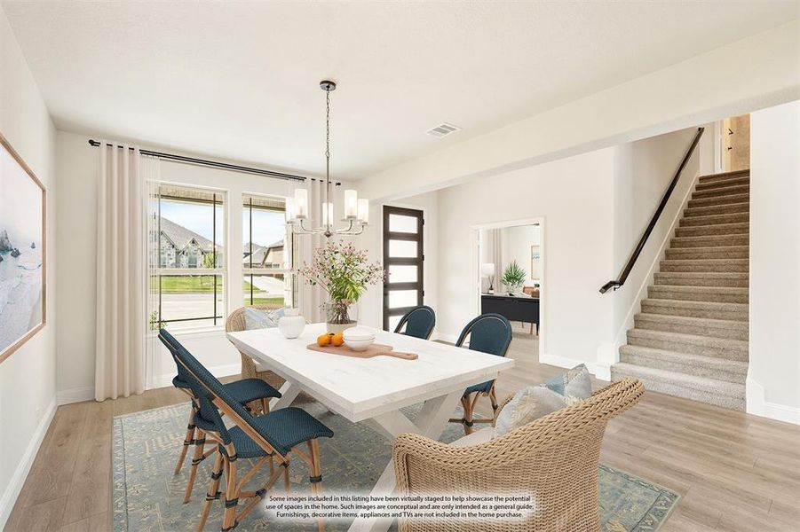 Furnished interior view inside a new home in Trees Farm, DeSoto (Image 10). Furnished interior view inside a new home in Trees Farm, DeSoto (Image 10).