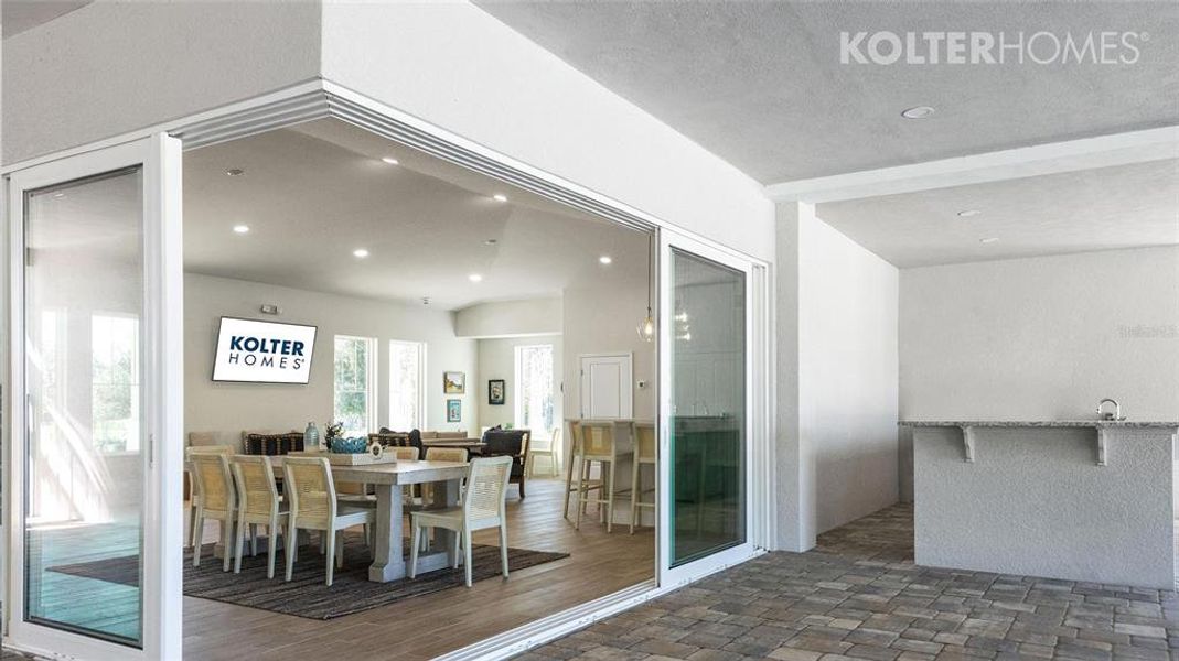 Furnished interior view inside a new home in The Reserve at Victoria, Deland (Image 15).