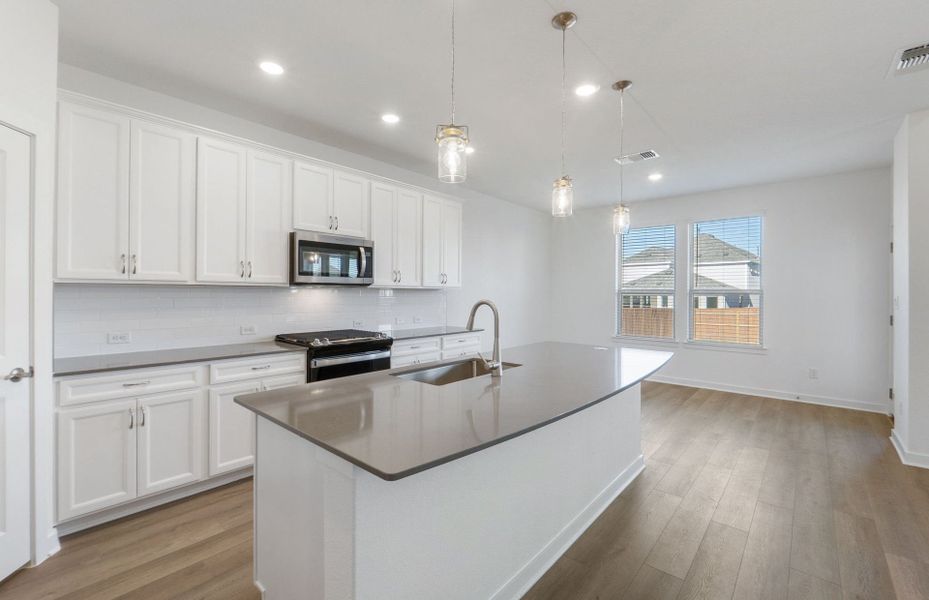 Furnished interior view inside a new home in Santa Rita Ranch, Liberty Hill (Image 8).