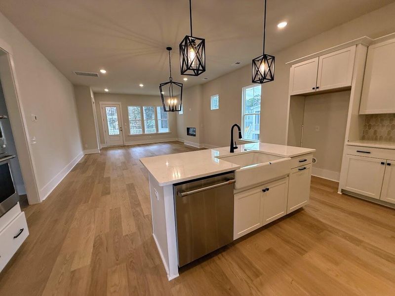 Furnished interior view inside a new home in , Johns Island (Image 8).