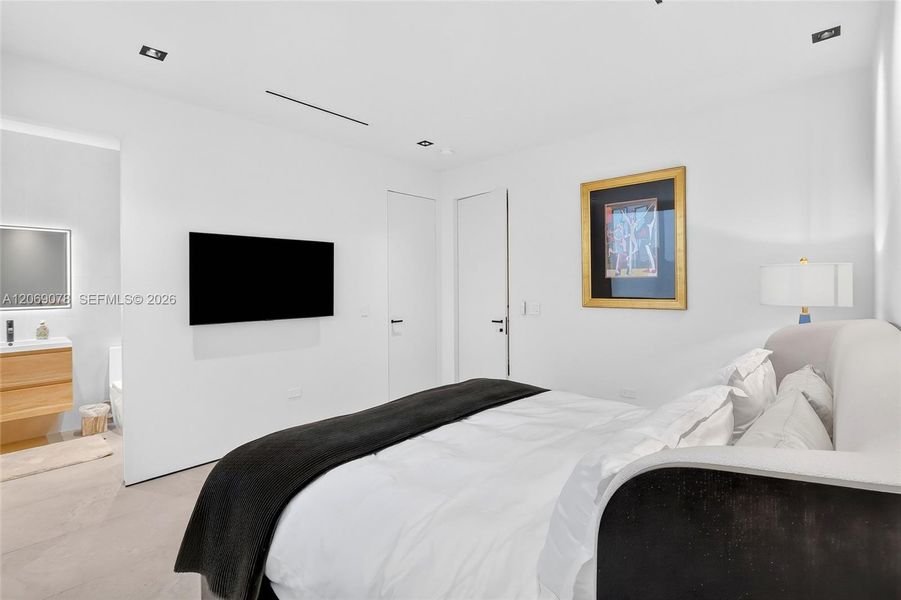 Furnished interior view inside a new home in , Miami (Image 30).