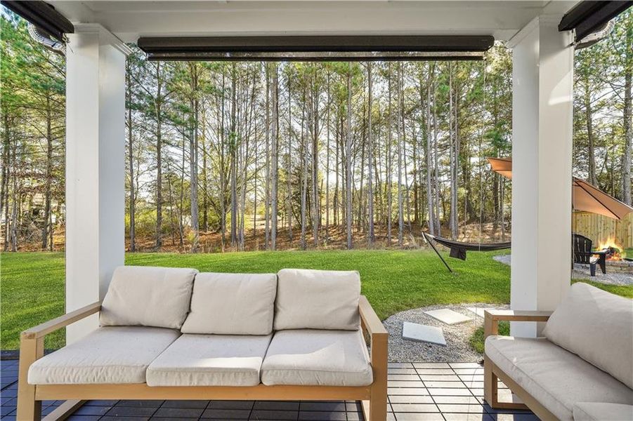 Exterior details and patio area of a home in , Loganville (Image 26).