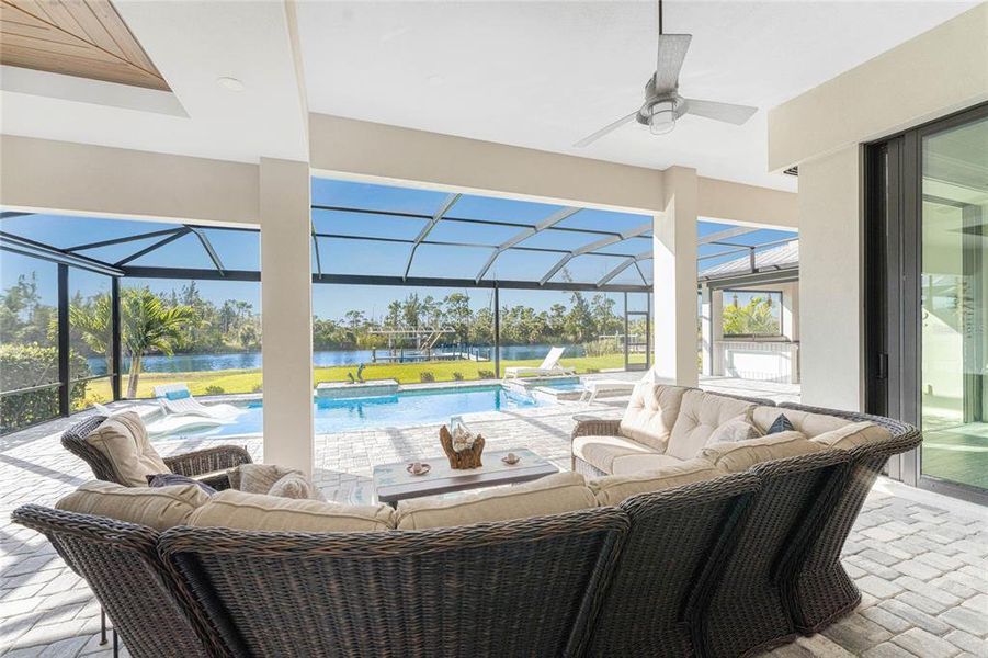 Furnished interior view inside a new home in , Port Charlotte (Image 57).