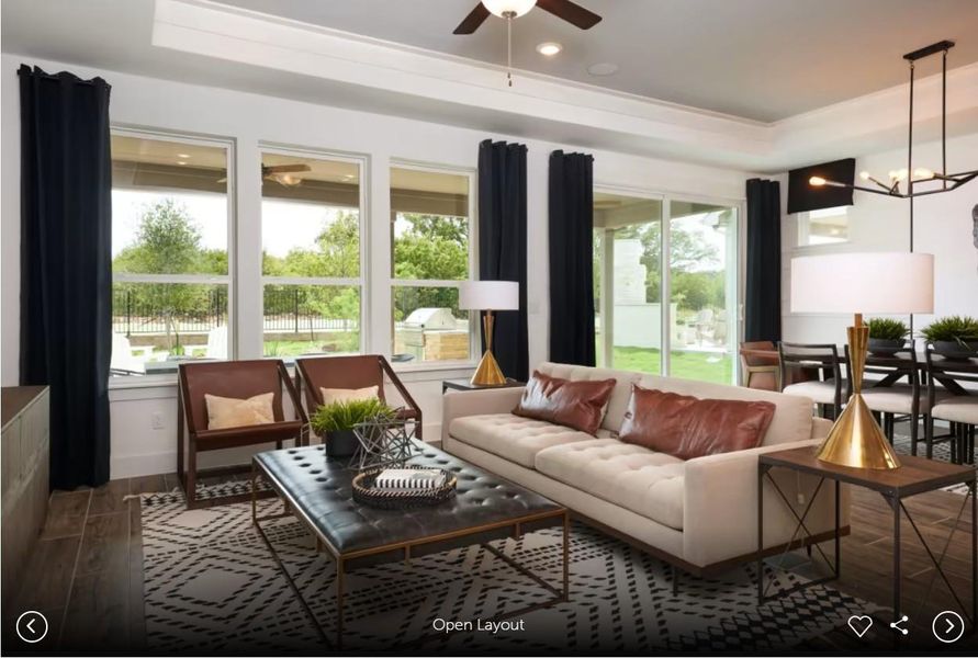 Interior photos- Photo of Del Webb model home with same floor plan, not of actual home listed.