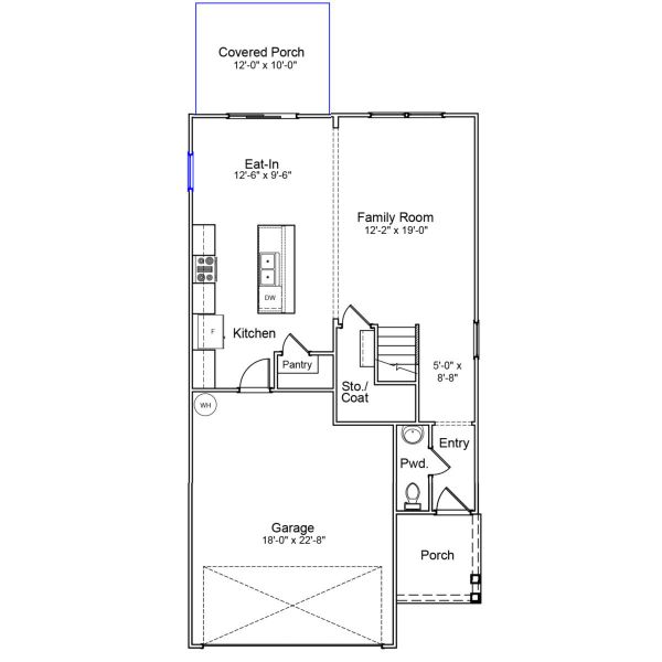 2D floor plan layout of this home in Central Creek, Goose Creek, SC (Image 3). 2D floor plan layout of this home in Central Creek, Goose Creek, SC (Image 3).