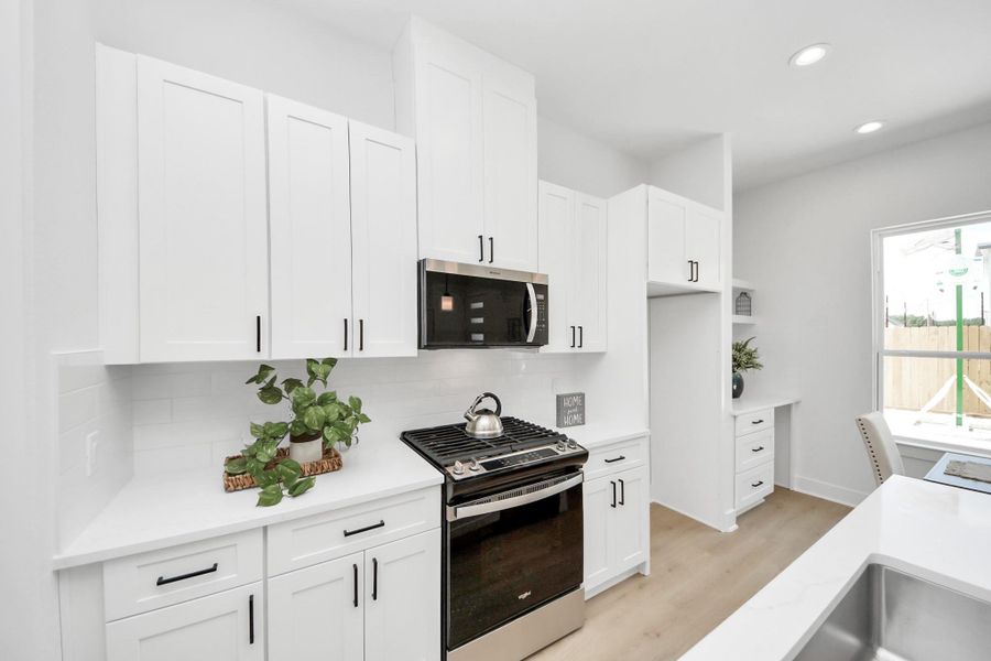 Furnished interior view inside a new home in , Houston (Image 8). Furnished interior view inside a new home in , Houston (Image 8).