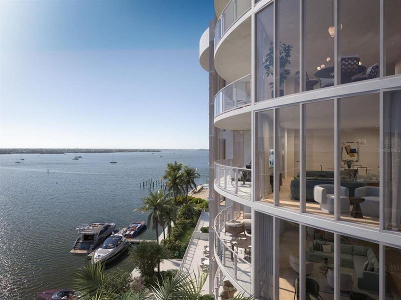 Condo located in Sarasota, FL showcasing its design and architecture (Image 2). Condo located in Sarasota, FL showcasing its design and architecture (Image 2).