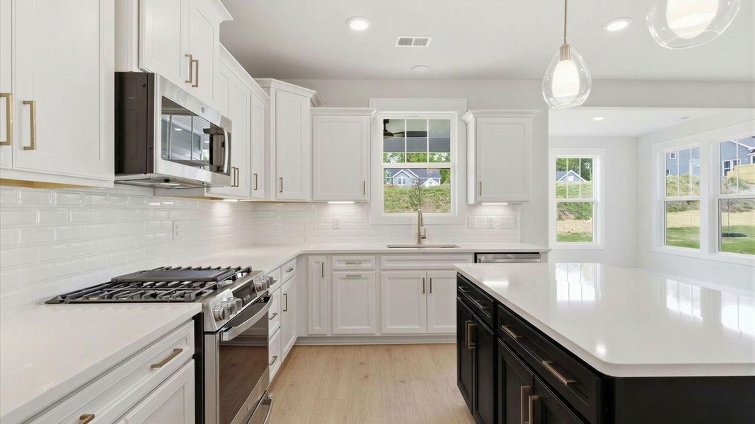Furnished interior view inside a new home in The Reserve at Livingston Park, Easley (Image 13).