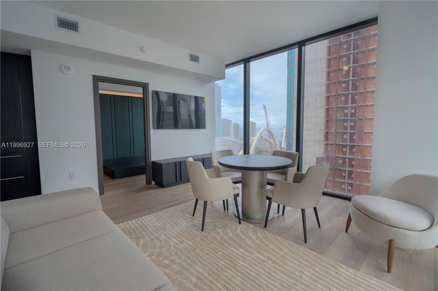 Furnished interior view inside a new home in , Miami (Image 14).