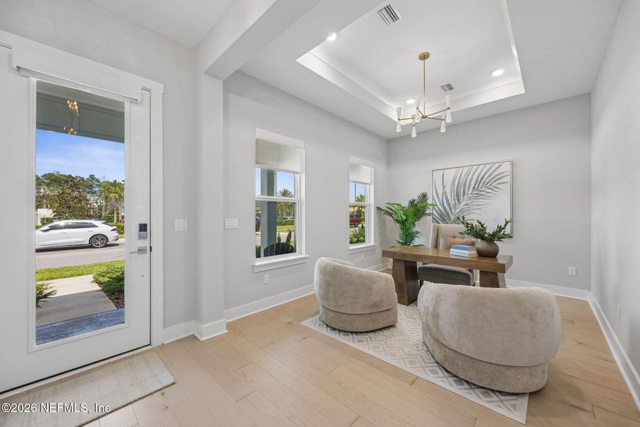 Furnished interior view inside a new home in , Ponte Vedra (Image 10). Furnished interior view inside a new home in , Ponte Vedra (Image 10).