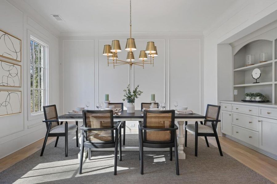 Furnished interior view inside a new home in , Atlanta (Image 17). Furnished interior view inside a new home in , Atlanta (Image 17).