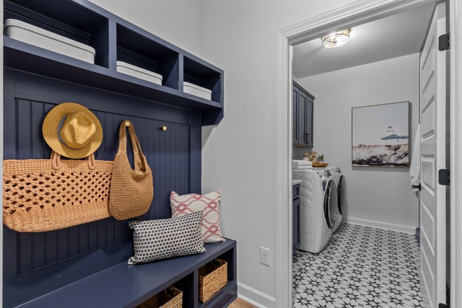 Representative furnished interior of a home built from the The Surfrider by Chesapeake Homes in Coastal Club of the Carolinas, Calabash (Image 7).