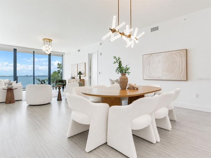 Furnished interior view inside a new home in , Tampa (Image 41).