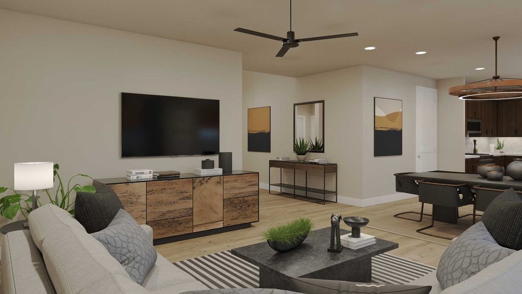 Great Room | Holden | Rev at Eastmark | New homes in Mesa, AZ | Landsea Homes