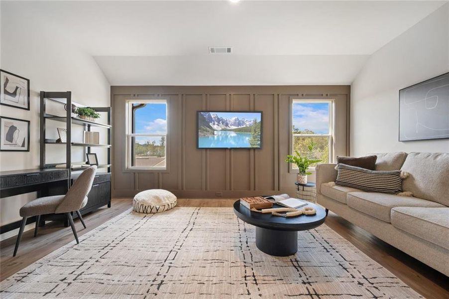 Furnished interior view inside a new home in Ponderosa Farms Manor, Gainesville (Image 9).